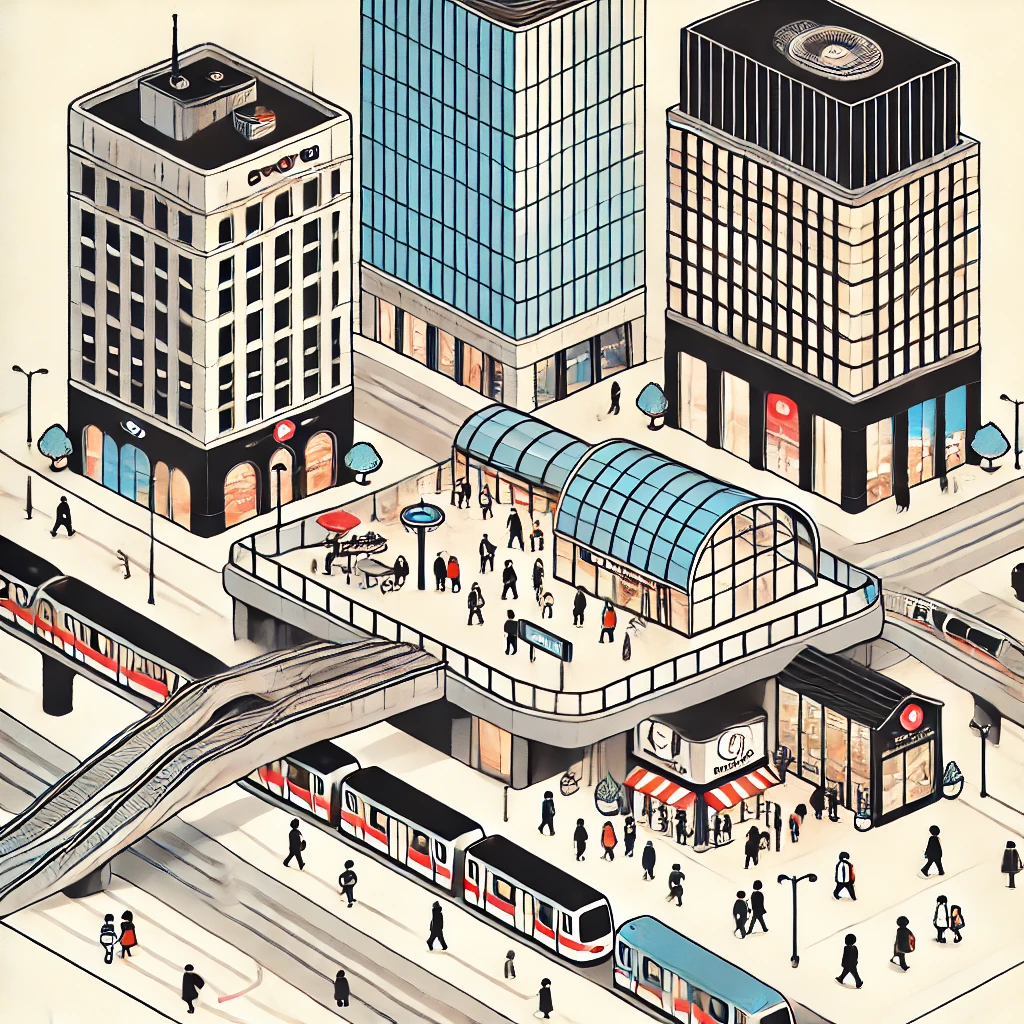 유동 인구가 많은 역